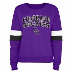 MLB Hoodies & Sweatshirts New Era Women's Colorado Rockies Fleece Crew