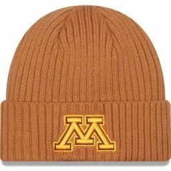 College Hats & Caps New Era Kids' Minnesota Golden Gophers Knit Classic Beanie