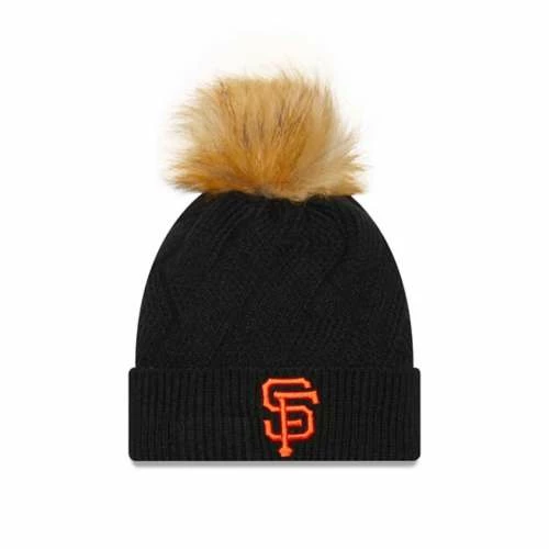 MLB Hats & Caps New Era Women's San Francisco Giants Snowy Beanie 3 MLB Hats & Caps New Era Women's San Francisco Giants Snowy Beanie