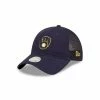 MLB Hats & Caps New Era Women's Milwaukee Brewers Banded 9Twenty Adjustable Hat