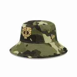 MLB Hats & Caps New Era Minnesota Twins 2022 Armed Forces Day Bucket Hat