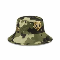 MLB Hats & Caps New Era Minnesota Twins 2022 Armed Forces Day Bucket Hat -Cheap New Era Store unnamed file 3454
