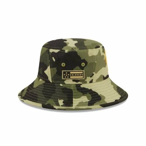 MLB Hats & Caps New Era Colorado Rockies 2022 Armed Forces Day Bucket Hat 6 MLB Hats & Caps New Era Colorado Rockies 2022 Armed Forces Day Bucket Hat - Image 4