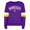 NFL Hoodies & Sweatshirts New Era Women's Minnesota Vikings Contrast Crewneck -Cheap New Era Store unnamed file 355