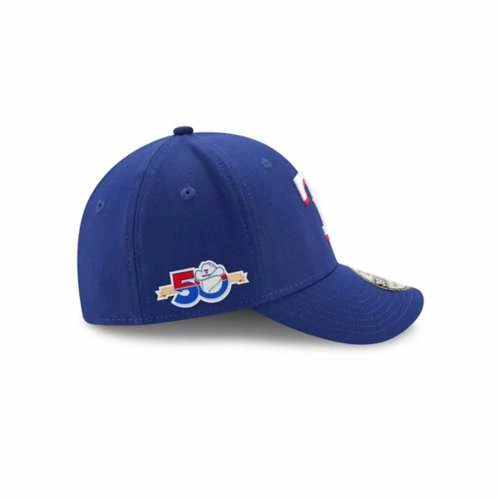 MLB Hats & Caps New Era Texas Rangers 50th Anniversary 39Thirty Stretch Fit Hat 7 MLB Hats & Caps New Era Texas Rangers 50th Anniversary 39Thirty Stretch Fit Hat - Image 5