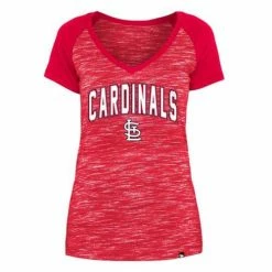 MLB Shirts New Era Women's St. Louis Cardinals Space Dye T-Shirt
