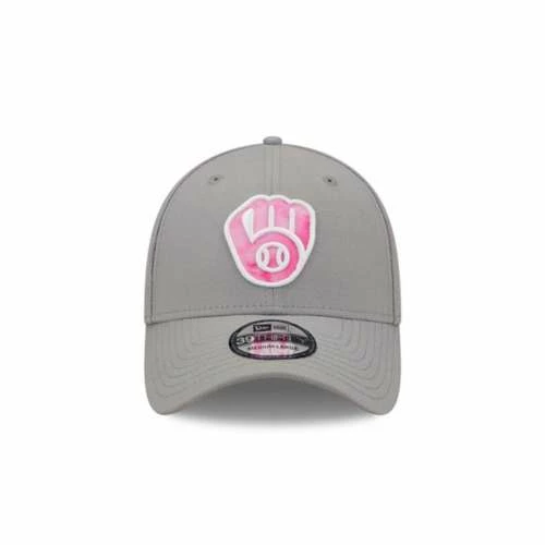MLB Hats & Caps New Era Milwaukee Brewers 2022 Mothers Day 39Thirty Stretch Fit Hat 4 MLB Hats & Caps New Era Milwaukee Brewers 2022 Mothers Day 39Thirty Stretch Fit Hat - Image 2