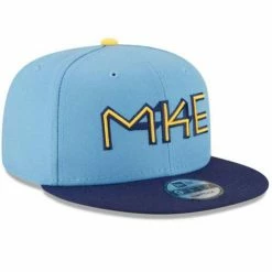 MLB Hats & Caps New Era Kids' Milwaukee Brewers City Connect 9Fifty Snapback Hat -Cheap New Era Store unnamed file 3606