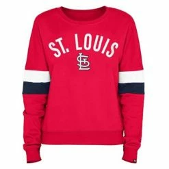MLB Hoodies & Sweatshirts New Era Women's St. Louis Cardinals Contrast Crew