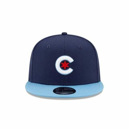 MLB Hats & Caps New Era Kids' Chicago Cubs City Connect 9Fifty Snapback Hat 4 MLB Hats & Caps New Era Kids' Chicago Cubs City Connect 9Fifty Snapback Hat - Image 2