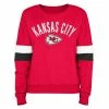 NFL Hoodies & Sweatshirts New Era Women's Kansas City Chiefs Contrast Crewneck -Cheap New Era Store unnamed file 363