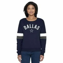 NFL Hoodies & Sweatshirts New Era Women's Dallas Cowboys Contrast Crewneck