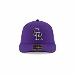 MLB Hats & Caps New Era Colorado Rockies Authentic Collection Low Profile Team 59Fifty Fitted Hat
