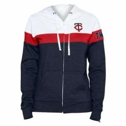 MLB Hoodies & Sweatshirts New Era Women's Minnesota Twins Block Hoodie Full Zip