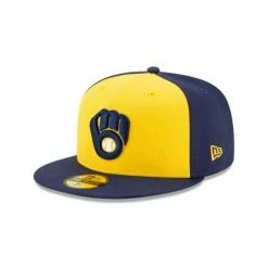 MLB Hats & Caps New Era Milwaukee Brewers Alternate On Field 59Fifty Fitted Hat