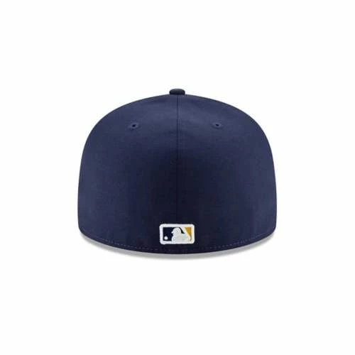 MLB Hats & Caps New Era Milwaukee Brewers Alternate On Field 59Fifty Fitted Hat 6 MLB Hats & Caps New Era Milwaukee Brewers Alternate On Field 59Fifty Fitted Hat - Image 4