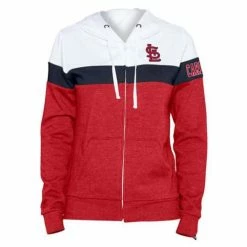 MLB Hoodies & Sweatshirts New Era Women's St. Louis Cardinals Block Hoodie Full Zip