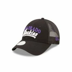 MLB Hats & Caps New Era Women's Colorado Rockies Team Trucker 9Forty Adjustable Hat