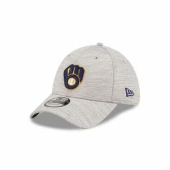 MLB Hats & Caps New Era Milwaukee Brewers Distinct 39Thirty Stretch Fit Hat