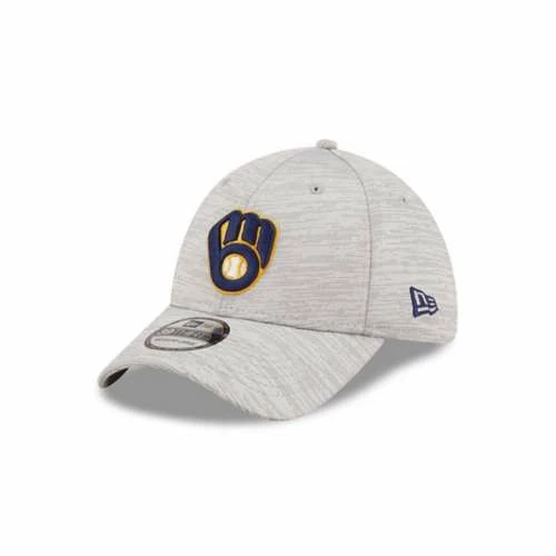 MLB Hats & Caps New Era Milwaukee Brewers Distinct 39Thirty Stretch Fit Hat 3 MLB Hats & Caps New Era Milwaukee Brewers Distinct 39Thirty Stretch Fit Hat