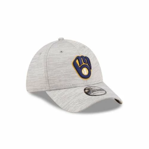 MLB Hats & Caps New Era Milwaukee Brewers Distinct 39Thirty Stretch Fit Hat 5 MLB Hats & Caps New Era Milwaukee Brewers Distinct 39Thirty Stretch Fit Hat - Image 3