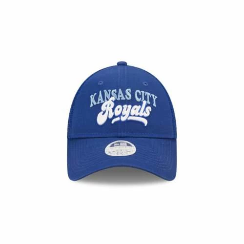 MLB Hats & Caps New Era Women's Kansas City Royals Team Trucker 9Forty Adjustable Hat 4 MLB Hats & Caps New Era Women's Kansas City Royals Team Trucker 9Forty Adjustable Hat - Image 2