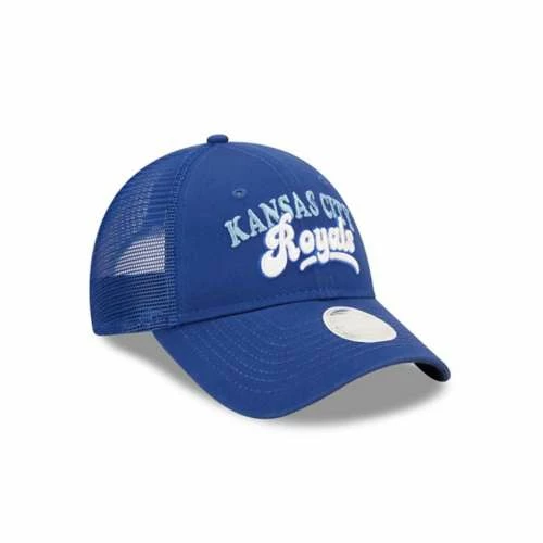 MLB Hats & Caps New Era Women's Kansas City Royals Team Trucker 9Forty Adjustable Hat 5 MLB Hats & Caps New Era Women's Kansas City Royals Team Trucker 9Forty Adjustable Hat - Image 3