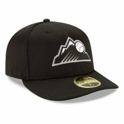 MLB Hats & Caps New Era Colorado Rockies 2021 Clubhouse Black And White 59Fifty Hat -Cheap New Era Store unnamed file 3892