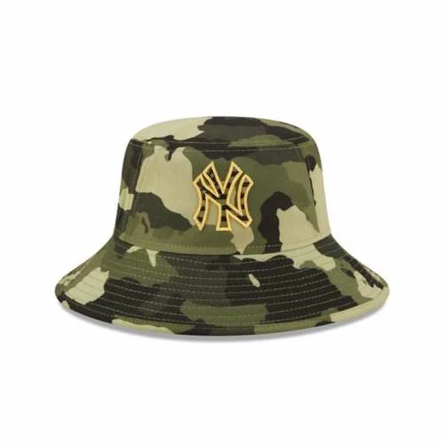 MLB Hats & Caps New Era New York Yankees 2022 Armed Forces Day Bucket Hat 3 MLB Hats & Caps New Era New York Yankees 2022 Armed Forces Day Bucket Hat - Image 2