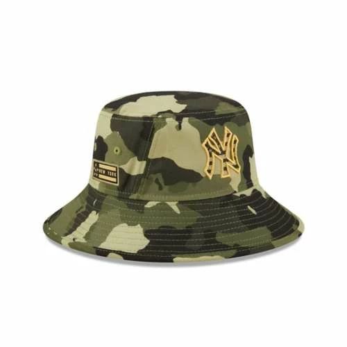 MLB Hats & Caps New Era New York Yankees 2022 Armed Forces Day Bucket Hat 4 MLB Hats & Caps New Era New York Yankees 2022 Armed Forces Day Bucket Hat - Image 3