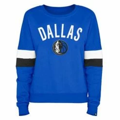 NBA Hoodies & Sweatshirts New Era Women's Dallas Mavericks Contract Crewneck