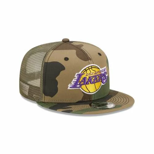 NBA Hats & Caps New Era Los Angeles Lakers Camo Team 9Fifty Snapback Hat 5 NBA Hats & Caps New Era Los Angeles Lakers Camo Team 9Fifty Snapback Hat - Image 3