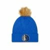 NBA Hats & Caps New Era Women's Dallas Mavericks Snowy Beanie