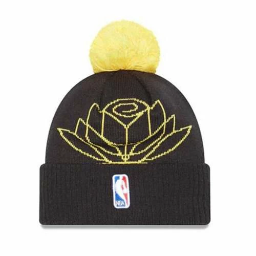 NBA Hats & Caps New Era Kids' Golden State Warriors 2022 City Edition Beanie 3 NBA Hats & Caps New Era Kids' Golden State Warriors 2022 City Edition Beanie