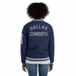 NFL Lightweight Jackets New Era Women's Dallas Cowboys Throwback Jacket -Cheap New Era Store unnamed file 409