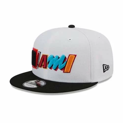 NBA Hats & Caps New Era Kids' Miami Heat 2022 City Edition 9Fifty Adjutsable Hat 3 NBA Hats & Caps New Era Kids' Miami Heat 2022 City Edition 9Fifty Adjutsable Hat