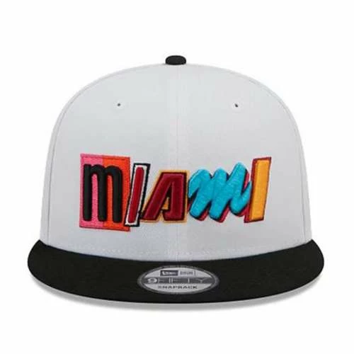 NBA Hats & Caps New Era Kids' Miami Heat 2022 City Edition 9Fifty Adjutsable Hat 4 NBA Hats & Caps New Era Kids' Miami Heat 2022 City Edition 9Fifty Adjutsable Hat - Image 2