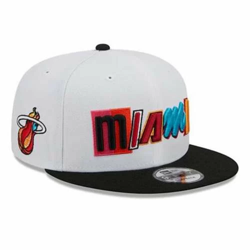 NBA Hats & Caps New Era Kids' Miami Heat 2022 City Edition 9Fifty Adjutsable Hat 5 NBA Hats & Caps New Era Kids' Miami Heat 2022 City Edition 9Fifty Adjutsable Hat - Image 3