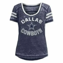 NFL Shirts New Era Women's Dallas Cowboys Burnout T-Shirt