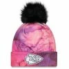 NFL Hats & Caps New Era Women's Kansas City Chiefs 2022 Crucial Catch Pom Beanie -Cheap New Era Store unnamed file 443