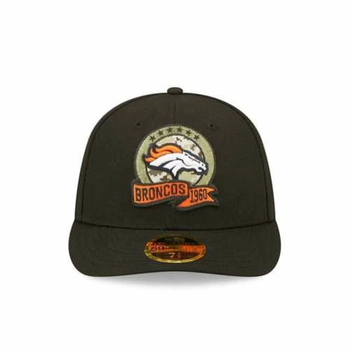 NFL Hats & Caps New Era Denver Broncos 2022 Salute To Service Low Profile 59Fifty Fitted Hat 4 NFL Hats & Caps New Era Denver Broncos 2022 Salute To Service Low Profile 59Fifty Fitted Hat - Image 2