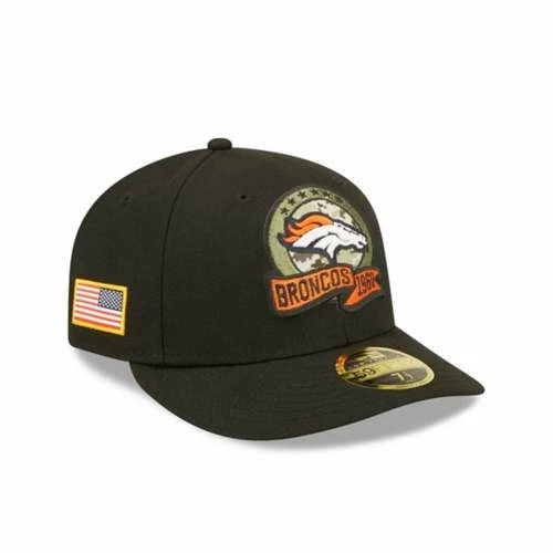NFL Hats & Caps New Era Denver Broncos 2022 Salute To Service Low Profile 59Fifty Fitted Hat 5 NFL Hats & Caps New Era Denver Broncos 2022 Salute To Service Low Profile 59Fifty Fitted Hat - Image 3