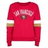 NFL Hoodies & Sweatshirts New Era Women's San Francisco 49ers Contrast Crewneck -Cheap New Era Store unnamed file 534
