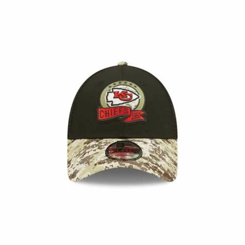 NFL Hats & Caps New Era Kansas City Chiefs 2022 Salute To Service 9Forty Adjustable Hat 4 NFL Hats & Caps New Era Kansas City Chiefs 2022 Salute To Service 9Forty Adjustable Hat - Image 2