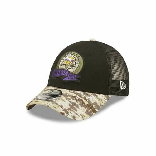 NFL Hats & Caps New Era Minnesota Vikings 2022 Salute To Service 9Forty Adjustable Hat 3 NFL Hats & Caps New Era Minnesota Vikings 2022 Salute To Service 9Forty Adjustable Hat