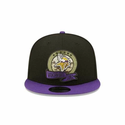 NFL Hats & Caps New Era Minnesota Vikings 2022 Salute To Service 9Fifty Snapback Hat 4 NFL Hats & Caps New Era Minnesota Vikings 2022 Salute To Service 9Fifty Snapback Hat - Image 2