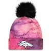 NFL Hats & Caps New Era Women's Denver Broncos 2022 Crucial Catch Pom Beanie -Cheap New Era Store unnamed file 584