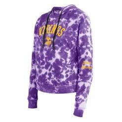 NFL Hoodies & Sweatshirts New Era Women's Minnesota Vikings Tie Dye Cropped Hoodie