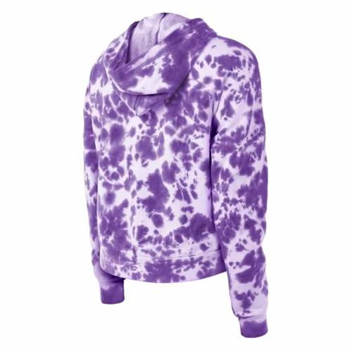 NFL Hoodies & Sweatshirts New Era Women's Minnesota Vikings Tie Dye Cropped Hoodie 4 NFL Hoodies & Sweatshirts New Era Women's Minnesota Vikings Tie Dye Cropped Hoodie - Image 2