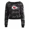 NFL Hoodies & Sweatshirts New Era Women's Kansas City Chiefs Crop Crewneck -Cheap New Era Store unnamed file 678